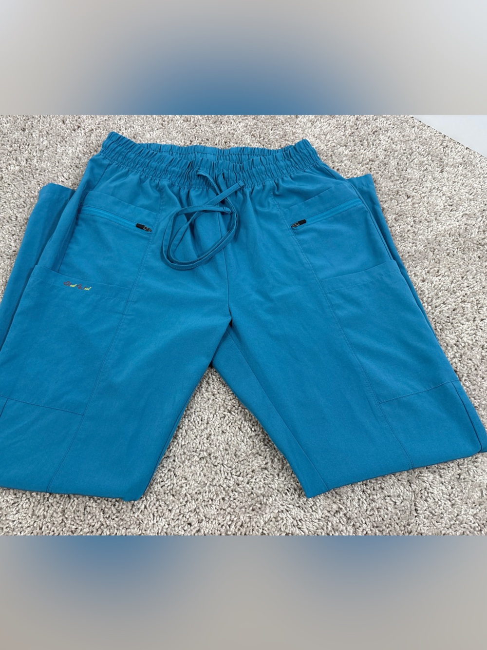 Women's Teal Drawstring Casual Shorts